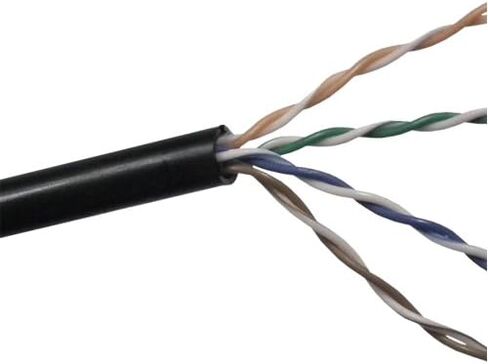 1000ft White Cat5e Riser UTP Solid Copper 24AWG 350MHz High Speed LAN Network Ethernet Wire Internet Patch Cable UL ETL CMR in Saudi Arabia