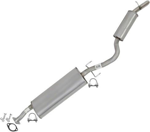 Exhaust Intermediate Pipe Muffler and Resonator Kit Compatible for 2002-2004 Chevy Venture 3.4L | Direct-Fit | Northeastern Exhaust | Free Clamps, Gasket and Bolts & Nuts Included in Saudi Arabia