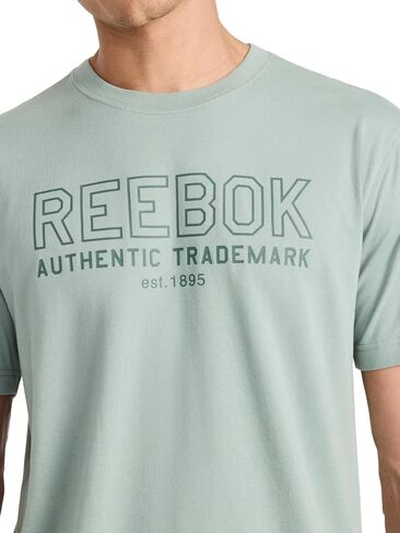 تي شيرت رجالي من Reebok بأكمام قصيرة Mil Spec، مقاس قياسي، نسيج جيرسي قطني وبوليستر خفيف الوزن in Saudi Arabia