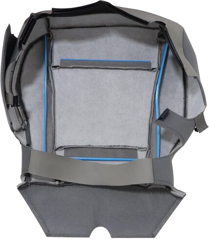 NLQR Front Driver Bottom & Top Back Replacement Seat Covers Cloth Gray Compatible with Ford F250 2017 2018 2019 2020 2021 in Saudi Arabia