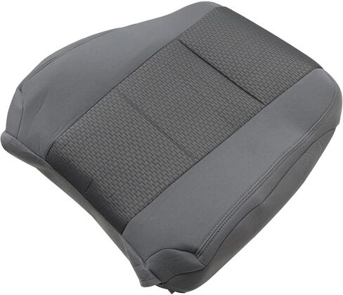 NLQR Front Driver Bottom & Top Back Replacement Seat Covers Cloth Gray Compatible with Ford F250 2017 2018 2019 2020 2021 in Saudi Arabia