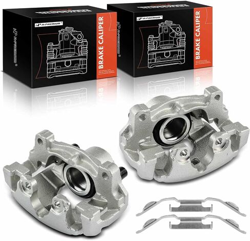 A-Premium Disc Brake Calipers Assembly Without Bracket Compatible with Volvo S60 2011-2018, XC70 2008-2016, S80 2007-2008/2011-2016, V60 2015-2018, V70 2008-2010 - Front Driver and Passenger Side in Saudi Arabia
