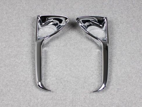 ABS Chrome Car Front Fog Light Lamp Cover Trim Trims Fit For Lexus New RX350 2016 2017 2018 in Saudi Arabia