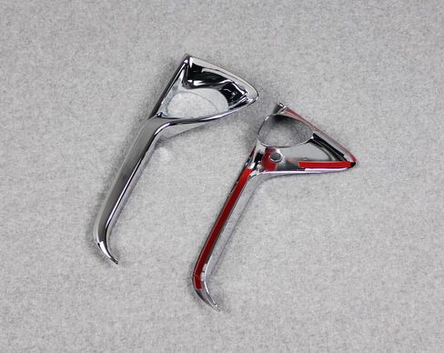 ABS Chrome Car Front Fog Light Lamp Cover Trim Trims Fit For Lexus New RX350 2016 2017 2018 in Saudi Arabia
