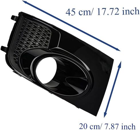 Front Bumper Fog Light Bezel, Fog Lamp Cover Replaces 57731FG300VW 57731FG290VW Compatible with Subaru Impreza WRX STi 2011-2014, 2 pcs (Left) in Saudi Arabia