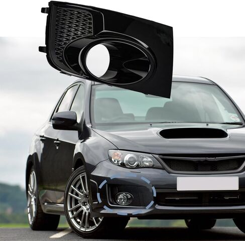 Front Bumper Fog Light Bezel, Fog Lamp Cover Replaces 57731FG300VW 57731FG290VW Compatible with Subaru Impreza WRX STi 2011-2014, 2 pcs (Left) in Saudi Arabia