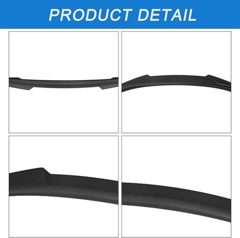 Rear Trunk Spoiler Wing Compatible for 2008-2012 BMW E90 M3 Sedan & 2006-2011 E90 3 Series 4 Door Sedan 323i 325i 325xi 330i 328i 335i 335xi 328i xDrive, Matte Black M4 Style ﻿PSM Style in Saudi Arabia