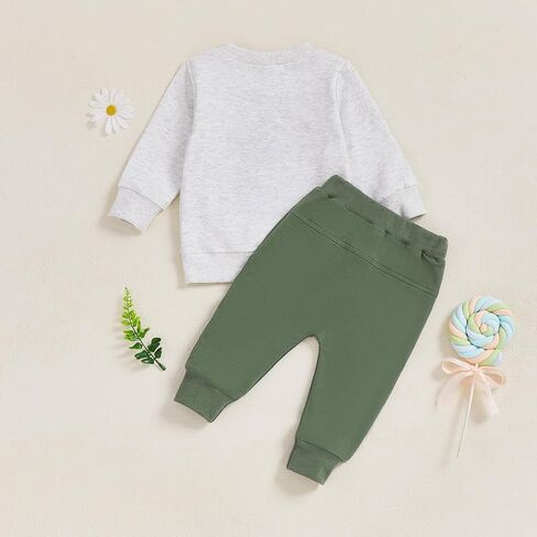 Toddler Baby Boy Fall Outfit Sweatshirt Camo Pants Set 2Pcs Hunting Outfit in Saudi Arabia
