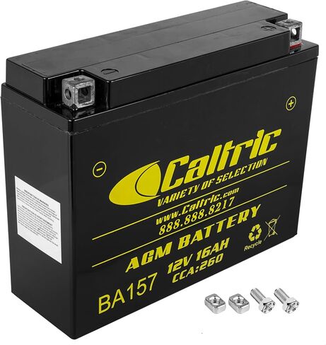 Caltric Agm Battery Compatible with Yamaha V-Max 1200 Vmx1200 1985 1986 1988 1989 1990-2007 in Saudi Arabia