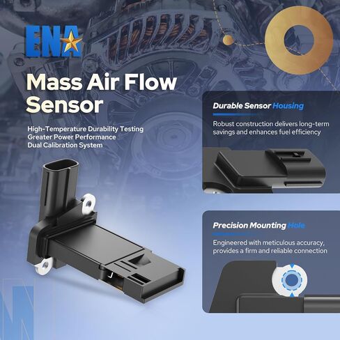 ENA Mass Air Flow Sensor Meter MAF Compatible with Subaru Forester WRX Impreza 2014 2015 2016 2017 2018 2019 2020 2021 Replacement for 22680AA410 2505046 AFH70M103 135046 5S15412 AF10538 MA463 MAF0124 in Saudi Arabia