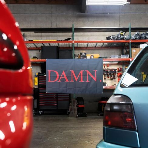Album Cover Banner for Kendrick, Hip Hop Rapper Flags Damn Wall Tapestry for College Dorm Room Man Cave Bedroom Guys Girls, 3x5 Feet 4 Grommets in Saudi Arabia