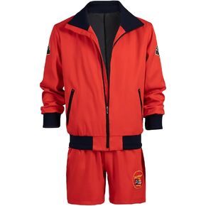 David Hasselhoff Cosplay Costume Men's Beach Wear Red Jacket Baywatch Lifeguard Halloween Outfits in Saudi Arabia