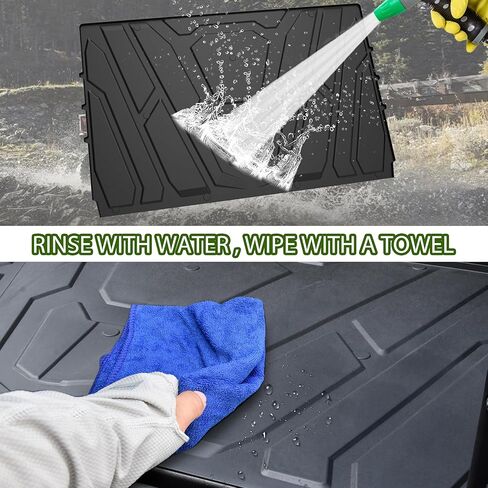 SAUTVS TPE Cargo Bed Mat Liner for CFMOTO UForce 1000/1000 XL 2019-2025, UTV Rear Cargo Bed Mat All Weather Protection Rubber Slush Liner for CFMOTO UFORCE 1000 2019-2025/1000 XL 2022-2025 Accessories in Saudi Arabia