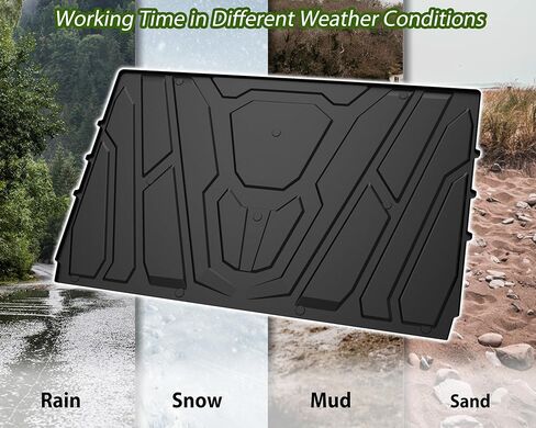 SAUTVS TPE Cargo Bed Mat Liner for CFMOTO UForce 1000/1000 XL 2019-2025, UTV Rear Cargo Bed Mat All Weather Protection Rubber Slush Liner for CFMOTO UFORCE 1000 2019-2025/1000 XL 2022-2025 Accessories in Saudi Arabia