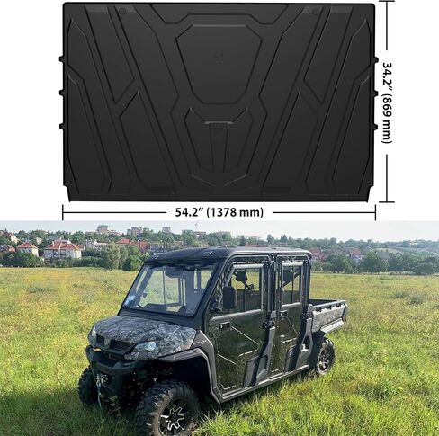 SAUTVS TPE Cargo Bed Mat Liner for CFMOTO UForce 1000/1000 XL 2019-2025, UTV Rear Cargo Bed Mat All Weather Protection Rubber Slush Liner for CFMOTO UFORCE 1000 2019-2025/1000 XL 2022-2025 Accessories in Saudi Arabia