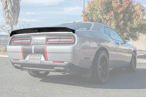 بديل لسيارة دودج تشالنجر لعام 2008 لجميع الموديلات | SRT Performance Hellcat Redeye Style ABS بلاستيك برايمر أسود خلفي غطاء صندوق السيارة جناح سبويلر in Kuwait