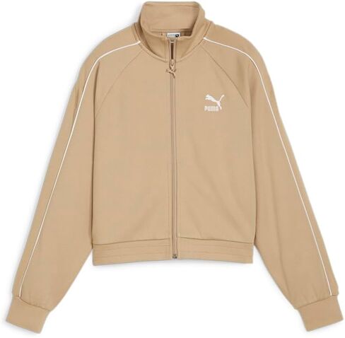 ملابس خارجية رياضية كاجوال للسيدات T7 من PUMA - بيج - مقاس M in Saudi Arabia