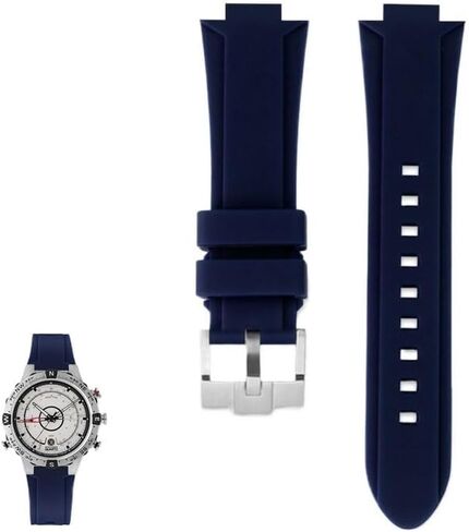 Resin Silicone Watch Band For TIMEX Tide Compass Series T2N721 T2N720 Watch strap Accessories in Saudi Arabia