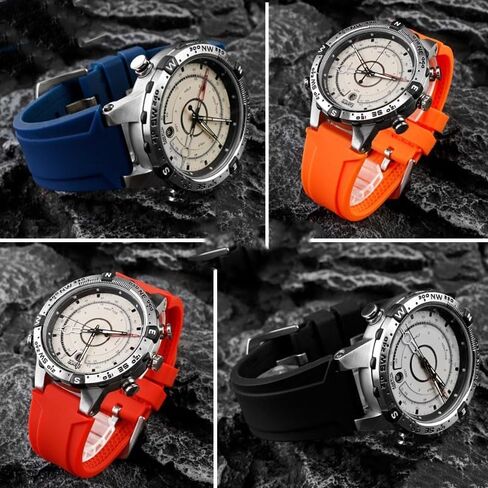 Resin Silicone Watch Band For TIMEX Tide Compass Series T2N721 T2N720 Watch strap Accessories in Saudi Arabia