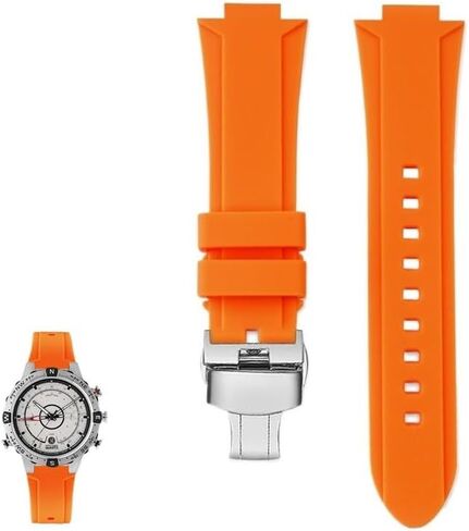 Resin Silicone Watch Band For TIMEX Tide Compass Series T2N721 T2N720 Watch strap Accessories in Saudi Arabia