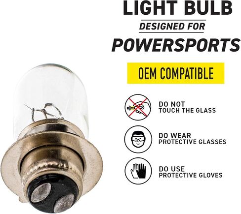 NICHE H6M Headlight Bulb Set for Yamaha Big Bear 350 Tracker 250 Kawasaki Bayou 300 220 Suzuki ALT125 2 Pack in Saudi Arabia