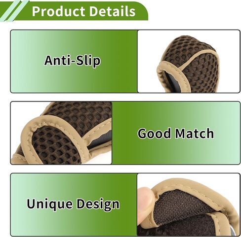 Universal Gear Shift Knob Cover Stick Shifting Handle Protector Automotive Fabric 1 Pc Anti-Slip Black in Kuwait
