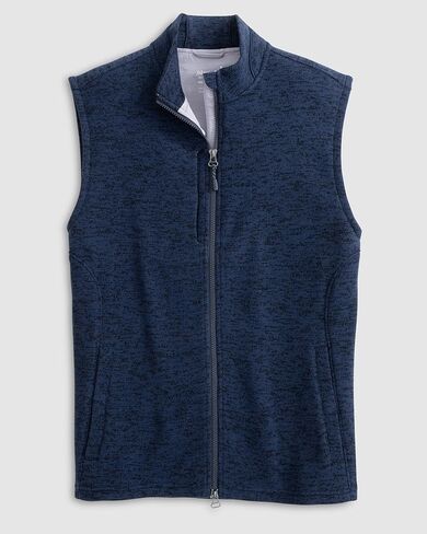 johnnie-O Denalis Double-Zip Fleece Vest in Saudi Arabia