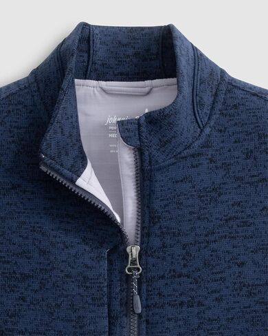 johnnie-O Denalis Double-Zip Fleece Vest in Saudi Arabia
