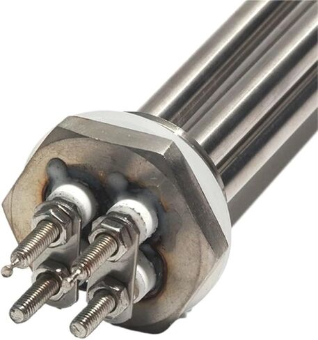 DN25/32mm عنصر تسخين غمر الماء بجهد منخفض 24V/36V/48V مقاومة السخان الشمسي 300W/600W/900W/1.2KW/1.5KW (بدون ملحقات، 24V_900W 200MML 304SS) in Saudi Arabia