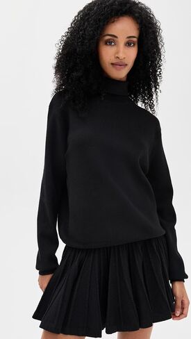 Susana Monaco Women's Oversized Turtleneck Sweater 11" in Saudi Arabia