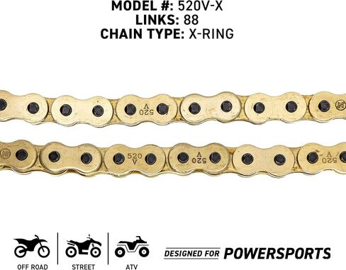 NICHE Drive Sprocket Chain Combo for Honda Sportrax 300 TRX300EX TRX300X Front 13 Rear 38 Tooth 520NZ Standard 88 Links in Saudi Arabia