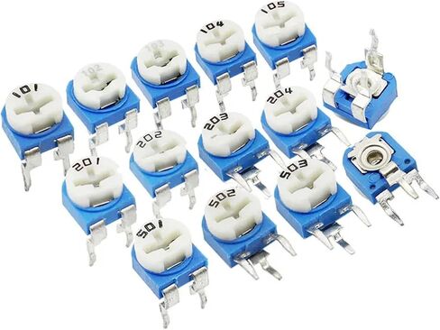 500PCS Vertical Horizontal RM063/065 Adjusted Resistor 1K2K5K10K20K50K100K200K500K1M C11(RM063-500R()) in Saudi Arabia