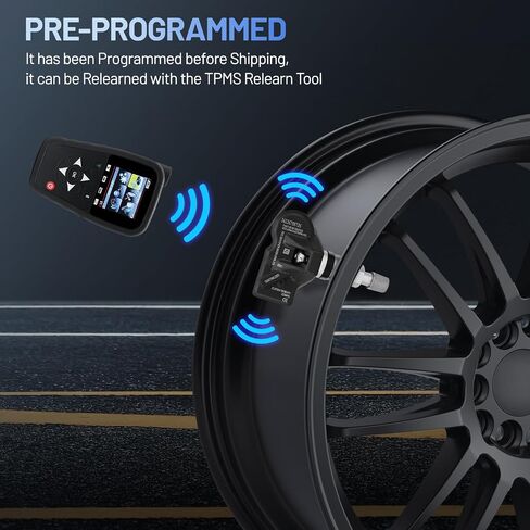 مستشعر TPMS 36236798726 لمستشعر مراقبة ضغط الإطارات GM 433 ميجا هرتز متوافق مع BMW، متوافق مع Audi، متوافق مع Martin متوافق مع Bentley يستبدل 7PP907275F (4 عبوات) in Kuwait