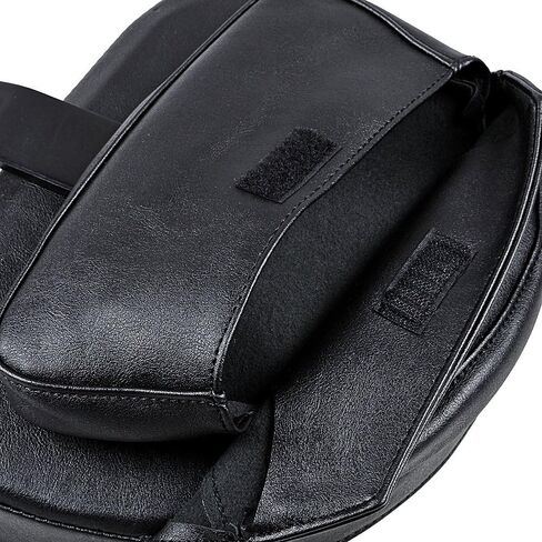 Adjustable Plug-In Driver Rider Backrest w/Pocket Compatible with 2007-2017 Harley Fatboy Heritage Softail in Saudi Arabia