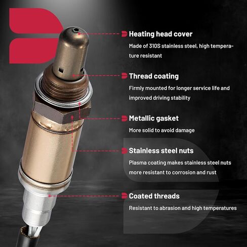 BDFHYK Oxygen Sensor Upstream Downstream O2, Compatible with Ford F150 F250, Compatible with Mercury Cougar, 15717 15716 15664 ZZC318861 Replacement 1PCS in Saudi Arabia