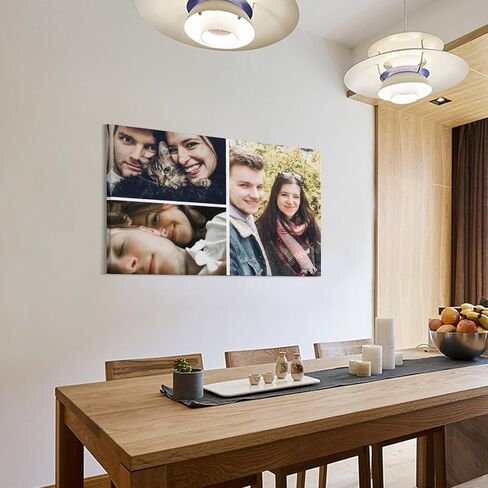 DIYKST Custom Canvas Prints with Your Photos Canvas Prints Custom Picture Canvas Customized Photo Personalized Canvas Pictures for Wall Decor Gifts for Couple valentines Day 8 X 12-24 X 36 in Saudi Arabia