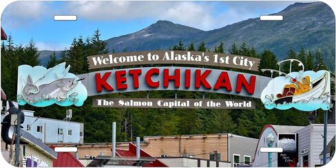 Ketchikan Alaska Novelty Car Auto License Plate in Saudi Arabia