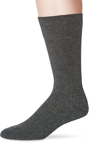 5Pcs Men's Diamond Pattern Dress Socks - Black Business Formal Cotton Blend for Office & Church in Saudi Arabia