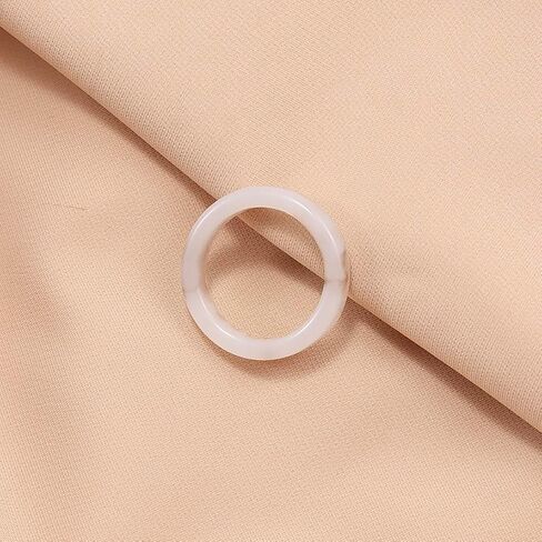 Handmade Resin Ring for Women - Trendy, Lightweight, and Stackable Fashion Jewelry in Saudi Arabia