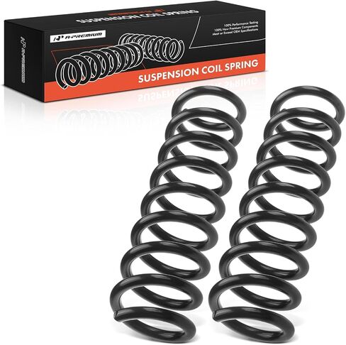 A-Premium 2Pcs Front Suspension Coil Spring Set Compatible with Mercedes-Benz W202 C220 1994-1996, C230 1997-2000, C280 1994-2000, Standard Suspension, Driver and Passenger Side, Replace# 2023211904 in Saudi Arabia