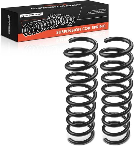 A-Premium 2Pcs Front Suspension Coil Spring Set Compatible with Mercedes-Benz W202 C220 1994-1996, C230 1997-2000, C280 1994-2000, Standard Suspension, Driver and Passenger Side, Replace# 2023211904 in Saudi Arabia
