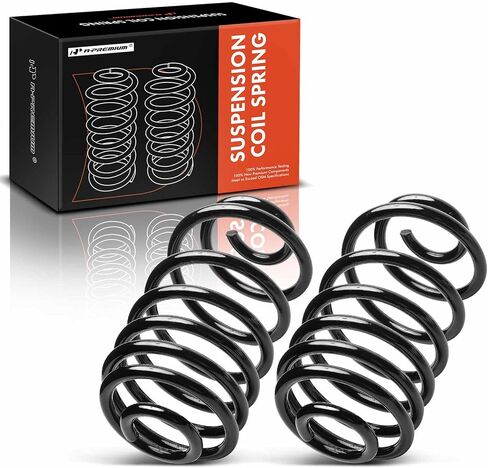A-Premium 2Pcs Rear Suspension Coil Spring Set Compatible with Chevrolet Malibu, Chevelle & Buick Skylark, Special & Oldsmobile Cutlass & Pontiac Grand Prix, Tempest, Driver and Passenger Side in Saudi Arabia