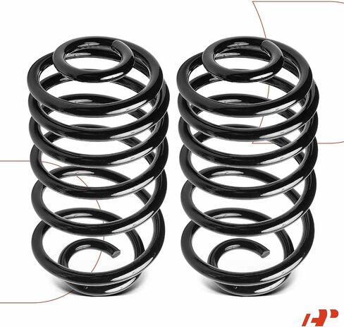 A-Premium 2Pcs Rear Suspension Coil Spring Set Compatible with Chevrolet Malibu, Chevelle & Buick Skylark, Special & Oldsmobile Cutlass & Pontiac Grand Prix, Tempest, Driver and Passenger Side in Saudi Arabia
