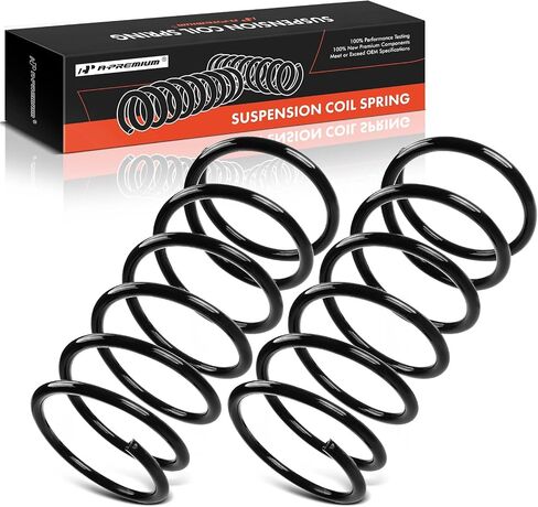 A-Premium 2Pcs Front Suspension Coil Spring Set Compatible with Toyota Corolla 1995-2002 1.8L, Driver and Passenger Side, Replace# 4813102380, 4813102480 in Saudi Arabia