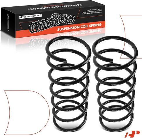 A-Premium 2Pcs Front Suspension Coil Spring Set Compatible with Toyota Corolla 1995-2002 1.8L, Driver and Passenger Side, Replace# 4813102380, 4813102480 in Saudi Arabia