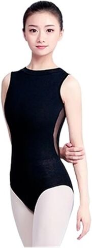 Adult Ballet Bodysuit Women Ballet Leotards Cotton Mesh Gymnastics Leotard Sexy Backless Girls Ballet Dance Clothing in Saudi Arabia