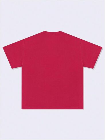 QJQ Men's Oversized Graphic T Shirts Short Sleeve Crewneck Tees Casual Summer Vintage Streetwear Tops in Saudi Arabia