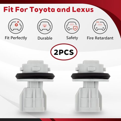 Taillight Signal, Clearance, Parking Light Socket Base Fit For Toyota Avalon Camry Tacoma C-HR Prius for Lexus RX350 RX450h 2PCS in Saudi Arabia