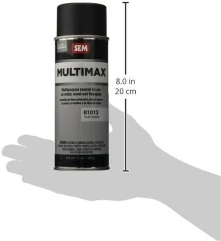 SEM 61013 Flat Black Promax General Purpose Enamel - 12 oz. in Saudi Arabia