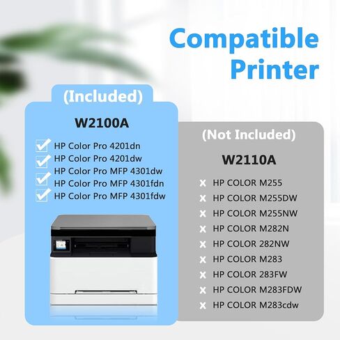 LCL 148A Black Toner Cartridge with Chip Replacement for HP 148A W1480A 148X W1480X for HP Laserjet Pro 4001 4001n 4001dn 4001dw MFP 4101 4101fdn 4101fdw Printer (1-Pack ) in Saudi Arabia